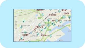 避難場所の地図サンプル