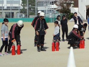 消火器指導の写真