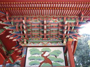 岩上神社　東側面