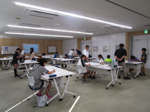 ポスター教室の様子①