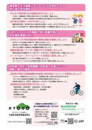 春の全国交通安全運動チラシ_裏