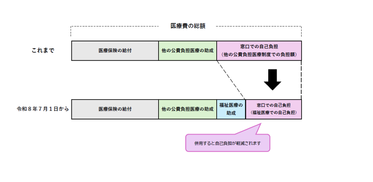 他の公費負担医療制度と併用した場合の自己負担額
